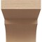 Ekena Millwork 5-inch W x 6-inch D x 6-inch H Monterey Rough Cedar Woodgrain TimberThane Knee Brace, Primed BRCUR05X06X06MONRCPR - alternate 4